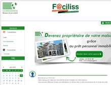 Tablet Screenshot of faciliss.caissepargne.ci
